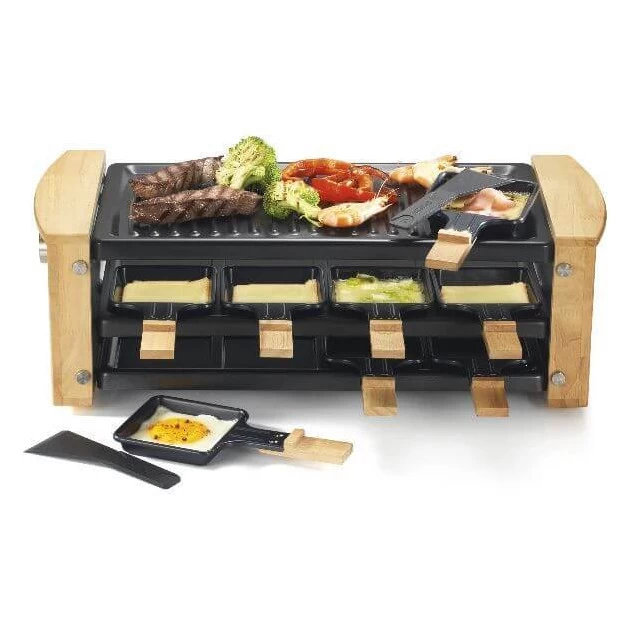 Appareil à Raclette & Grill Pour 8 Personnes KitchenChef 5 Appareil à Raclette & Grill Pour 8 Personnes KitchenChef – Image 3