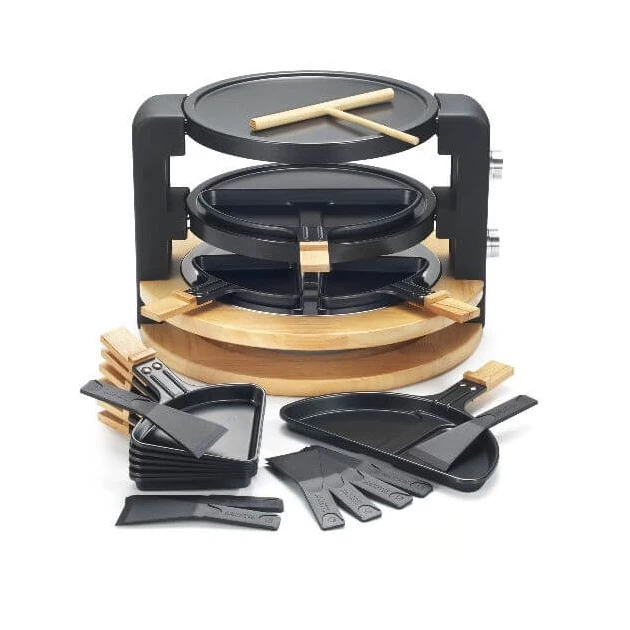 Appareil à Raclette Multifonction, Grill & Crêpière KitchenChef 4 Appareil à Raclette Multifonction, Grill & Crêpière KitchenChef – Image 2