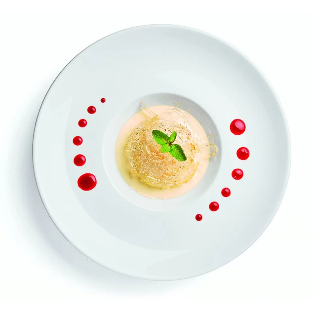 Assiette à Risotto Centro Porcelaine Blanche Ø 27 Cm 3 Assiette à Risotto Centro Porcelaine Blanche Ø 27 Cm