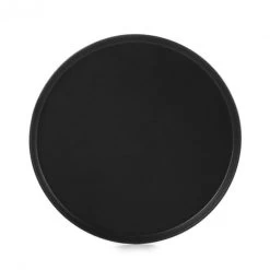 Ustensiles de cuisine, et alors ! -Ustensiles de cuisine, et alors ! assiette plate porcelaine noire 28 cm adelie revol 1