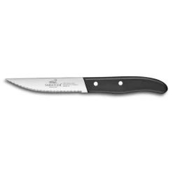 Couteau à Steak Dallas 12,5 Cm Sabatier Manche Noir