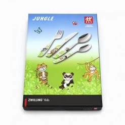 Couverts Enfant Inox Jungle 4 Pièces Zwilling -Ustensiles de cuisine, et alors ! couverts enfant inox jungle 4 pieces zwilling 3