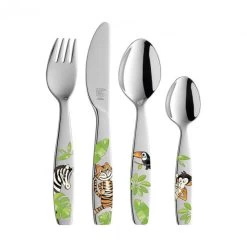 Couverts Enfant Inox Jungle 4 Pièces Zwilling -Ustensiles de cuisine, et alors ! couverts enfant inox jungle 4 pieces zwilling 4