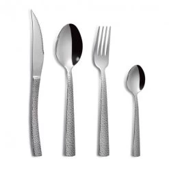 Ménagère 24 Pièces Cheese (martelé) Inox 18% 3 Mm Comas