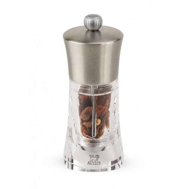 Moulin à Piment Ouessant 14 Cm Transparent-Inox Peugeot 3 Moulin à Piment Ouessant 14 Cm Transparent-Inox Peugeot
