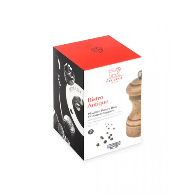Moulin à Poivre Bistro 10 Cm Bois De Hêtre Peugeot 6 Moulin à Poivre Bistro 10 Cm Bois De Hêtre Peugeot – Image 4