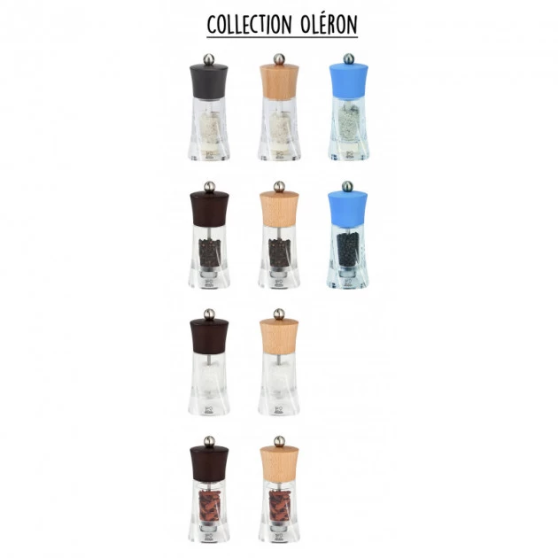 Moulin à Poivre Oléron 14 Cm Transparent-Bois Naturel Peugeot 4 Moulin à Poivre Oléron 14 Cm Transparent-Bois Naturel Peugeot – Image 2