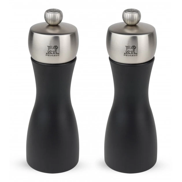 Moulin à Sel Fidji 15 Cm Noir-Inox Peugeot 4 Moulin à Sel Fidji 15 Cm Noir-Inox Peugeot – Image 2