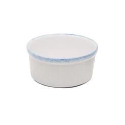 Ramequin 10 Cm Porcelaine Blanche Granitée
