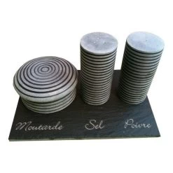 Service Sel, Poivre, Moutarde, Pierres Hautes, Par LeBrun