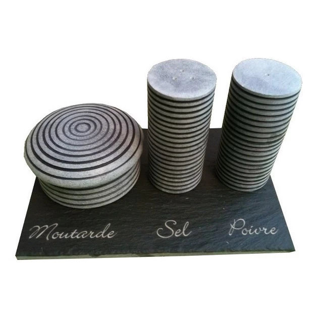 Service Sel, Poivre, Moutarde, Pierres Hautes, Par LeBrun 3 Service Sel, Poivre, Moutarde, Pierres Hautes, Par LeBrun