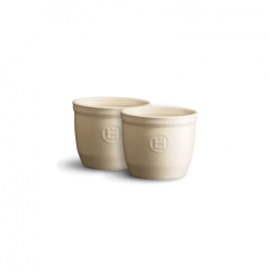 Set De 2 Ramequins En Céramique N°8 Cm Argile Emile Henry