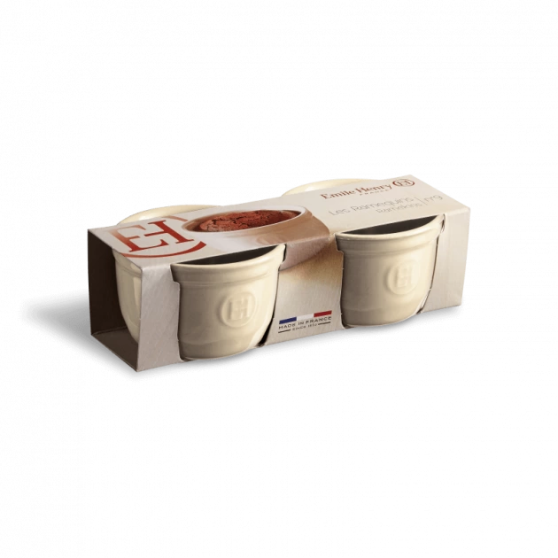 Set De 2 Ramequins En Céramique N°9 Cm Argile Emile Henry 4 Set De 2 Ramequins En Céramique N°9 Cm Argile Emile Henry – Image 2