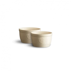 Set De 2 Ramequins En Céramique N°9 Cm Argile Emile Henry