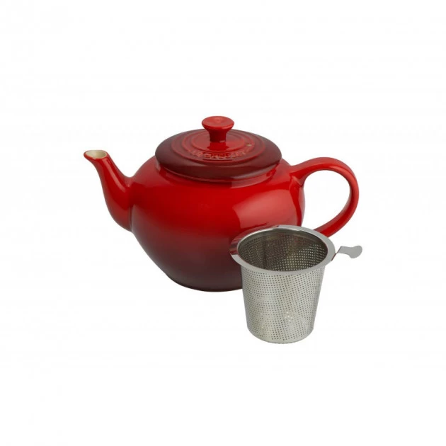Théière Avec Infuseur 1.3 L Cerise Le Creuset 3 Théière Avec Infuseur 1.3 L Cerise Le Creuset